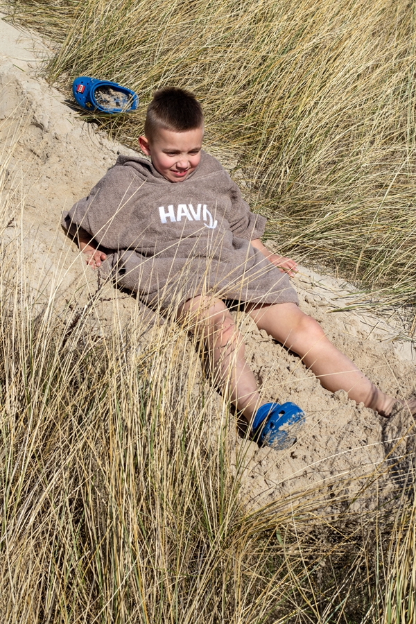 HAVS Junior Poncho Towel - Dusty Brown